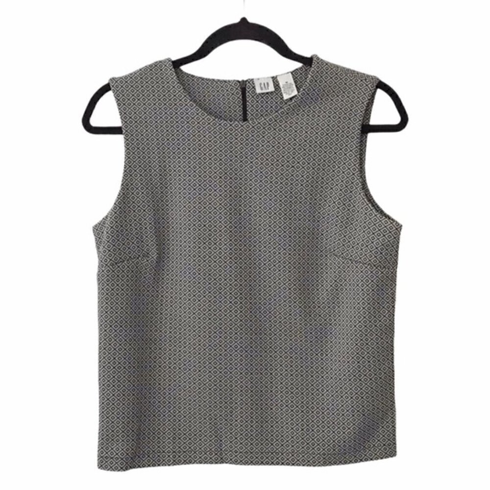 Gap Tan Geo Print Shell Tank Top
